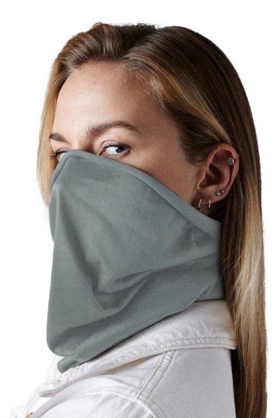 Masks * | Beechfield Morf Recycled Snood ( ) Pure Gray