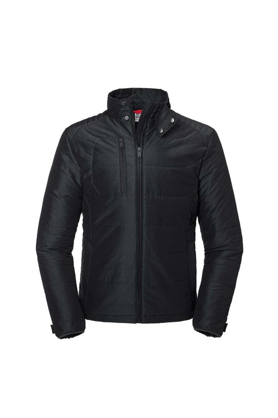 Coats, Jackets & Blazers * | Russell Mens Cross Padded Jacket ( ) Black