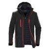 Coats, Jackets & Blazers * | Stormtech Mens Matrix System Jacket ( ) Black/Bright Red