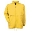 Coats, Jackets & Blazers * | B&C B&C Mens Air Lightweight Windproof, Showerproof & Water Repellent Jacket ( ) Very Yellow