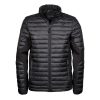 Coats, Jackets & Blazers * | Tee Jays Jays Mens Padded Full Zip Crossover Jacket ( ) Black/Black