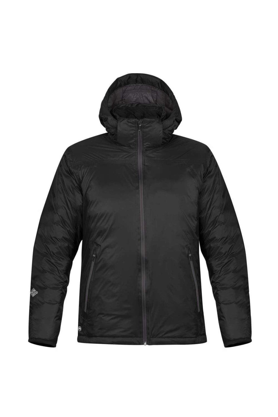 Coats, Jackets & Blazers * | Stormtech Mens Black Ice Thermal Jacket ( ) Black/Dolphin