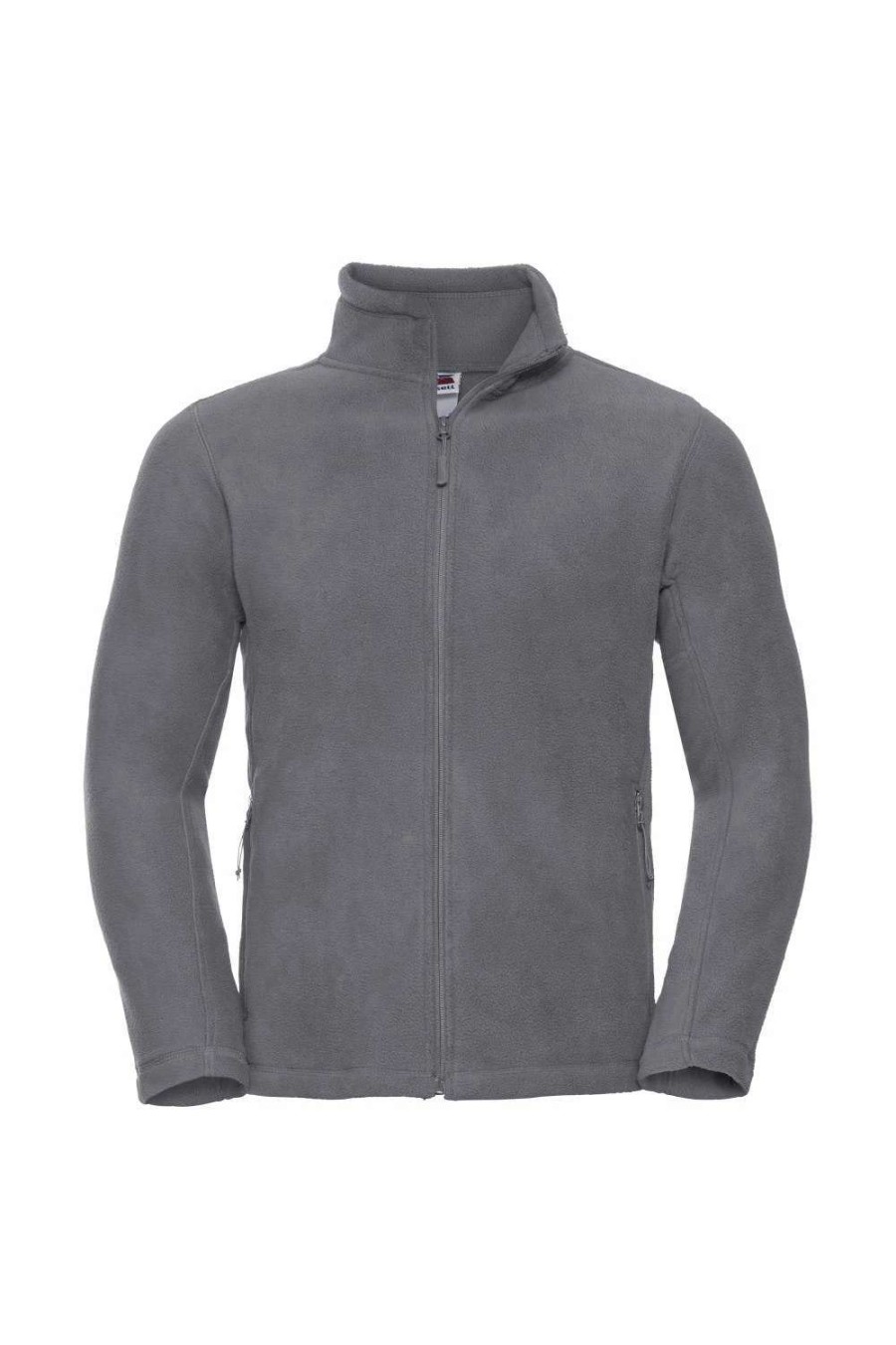 Coats, Jackets & Blazers * | Russell Mens Full Zip Outdoor Fleece Jacket ( ) Convoy Grey