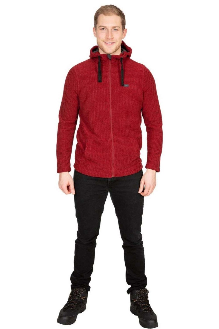 Coats, Jackets & Blazers * | Trespass Mens Napperton Fleece Jacket ( ) Merlot