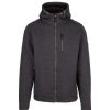 Coats, Jackets & Blazers * | Trespass Mens Truther Marl Jacket Black