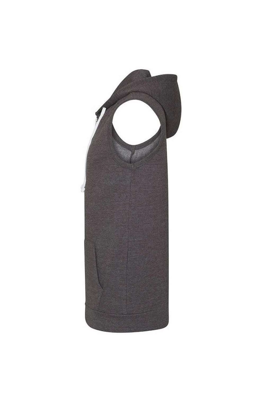 Coats, Jackets & Blazers * | Awdis Just Hoods Mens Sleeveless Hoodie Jacket ( ) Charcoal