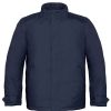 Coats, Jackets & Blazers * | B&C B&C Mens Real+ Premium Windproof Thermo-Isolated Jacket (Waterproof Pu Coating) ( ) Navy Blue