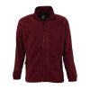 Coats, Jackets & Blazers * | Sols Mens North Full Zip Outdoor Fleece Jacket ( ) Burgundy