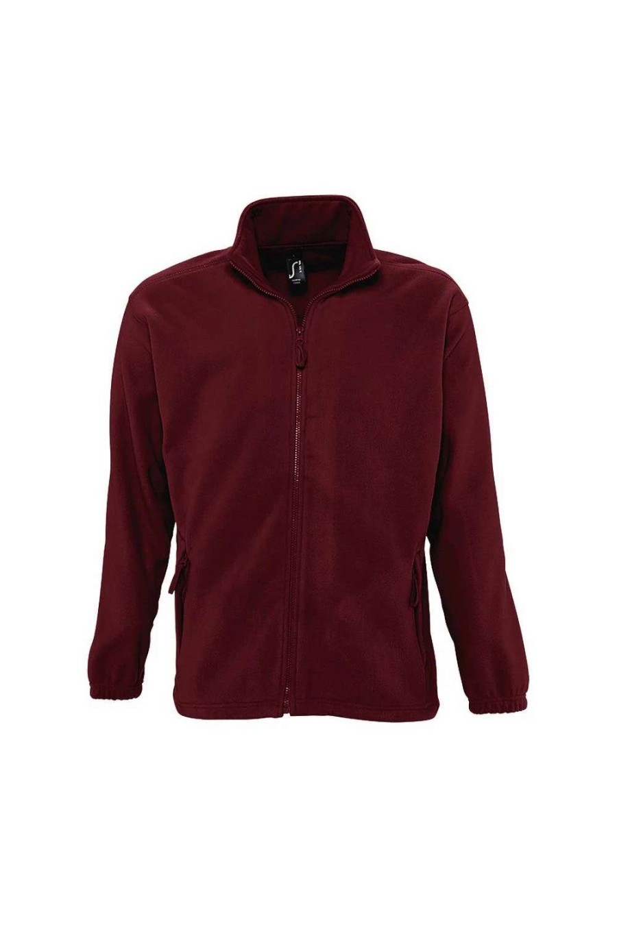 Coats, Jackets & Blazers * | Sols Mens North Full Zip Outdoor Fleece Jacket ( ) Burgundy