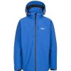 Coats, Jackets & Blazers * | Trespass Mens Kumar Waterproof Dlx Jacket ( ) Electric Blue