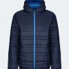 Coats, Jackets & Blazers * | Regatta Unisex Adult Firedown Packaway Padded Jacket Navy/French Blue