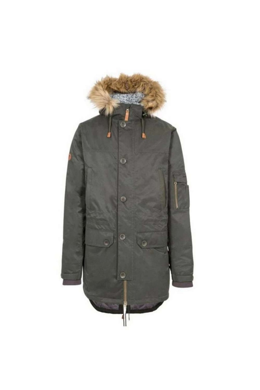 Coats, Jackets & Blazers * | Trespass Mens Pyworthy Waterproof Parka ( ) Olive