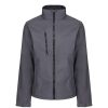 Coats, Jackets & Blazers * | Regatta Mens Eco Ablaze Full Zip Soft Shell Jacket ( ) Seal Grey/Black