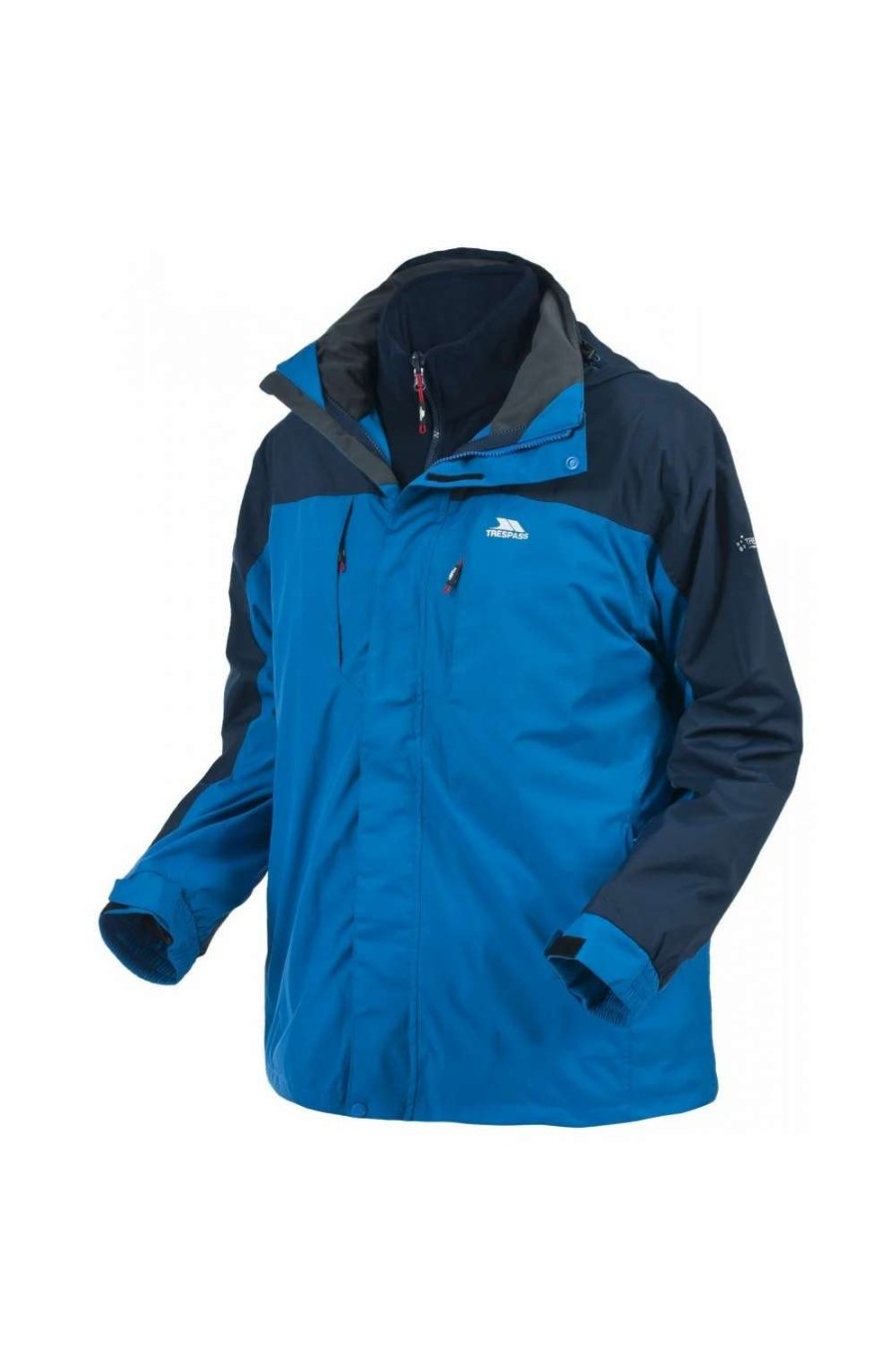 Coats, Jackets & Blazers * | Trespass Mens Faris Full Zip 3 In 1 Jacket ( ) Electric Blue