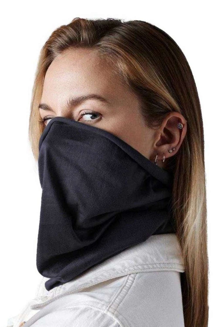 Masks * | Beechfield Morf Recycled Snood ( ) Black