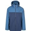 Coats, Jackets & Blazers * | Trespass Mens Marton Waterproof Jacket Navy Tone