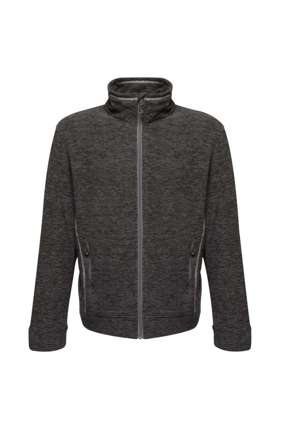 Coats, Jackets & Blazers * | Regatta Mens Thornly Full Zip Fleece ( ) Seal Gray Marl