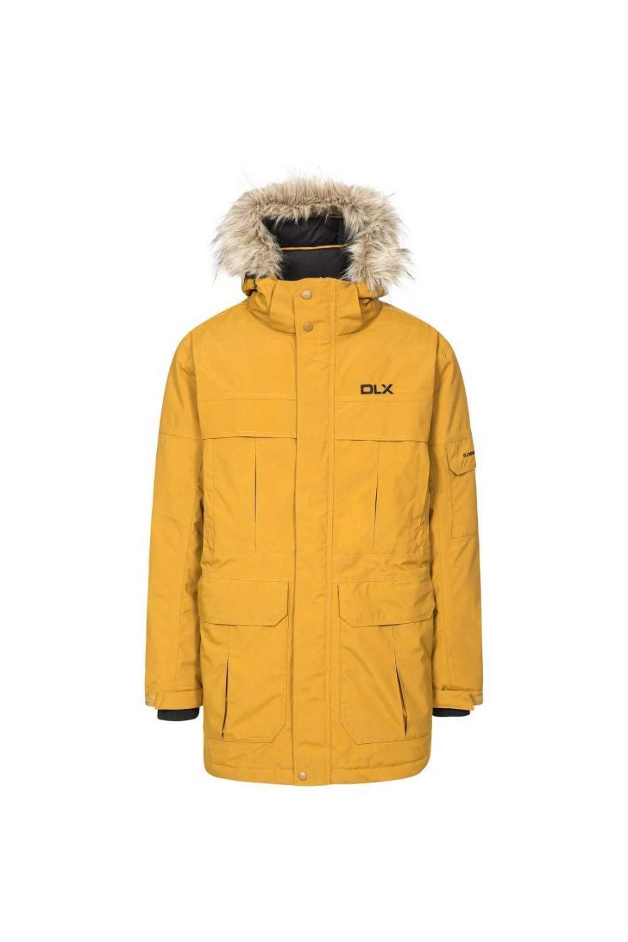 Coats, Jackets & Blazers * | Trespass Mens Highland Waterproof Parka Jacket ( ) Golden Brown