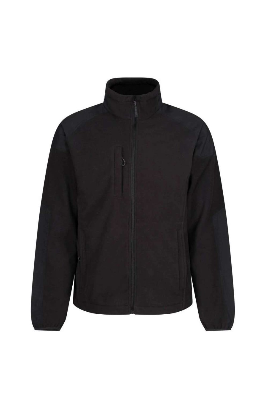 Coats, Jackets & Blazers * | Regatta Mens Broadstone Full Zip Fleece Jacket ( ) Black