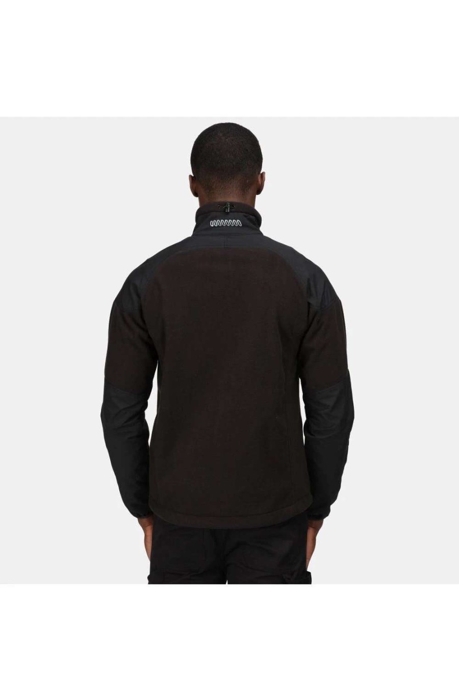 Coats, Jackets & Blazers * | Regatta Mens Broadstone Full Zip Fleece Jacket ( ) Black