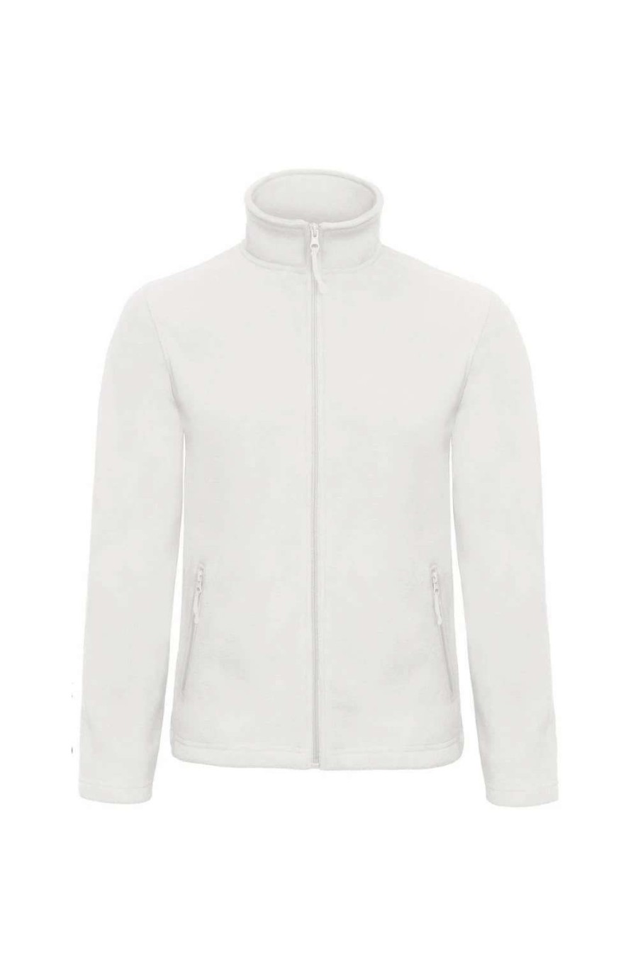 Coats, Jackets & Blazers * | B&C B&C Collection Mens Id 501 Microfleece Jacket ( ) White