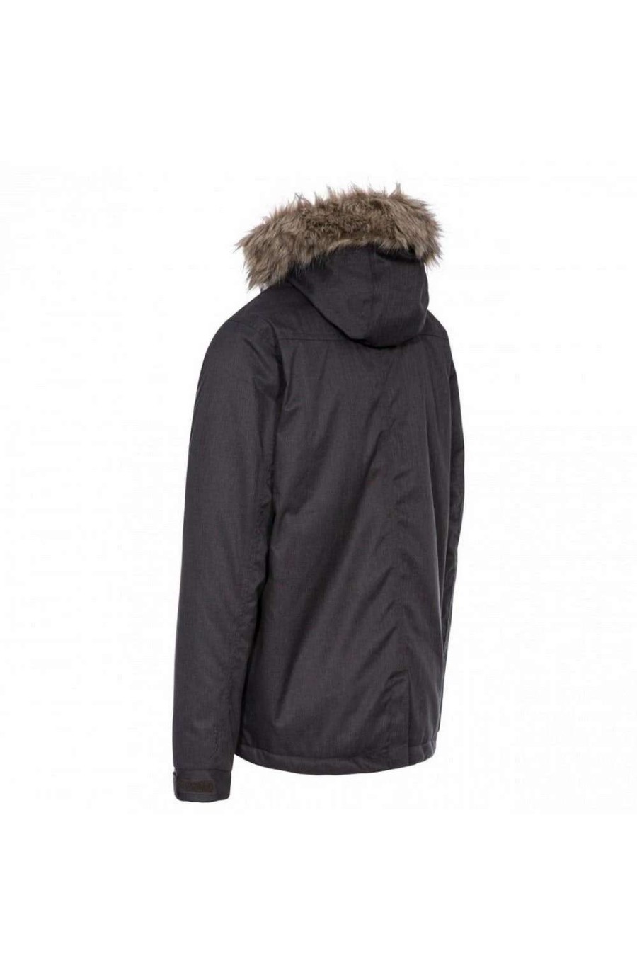 Coats, Jackets & Blazers * | Trespass Mens King Peak Waterproof Jacket ( ) Dark Gray