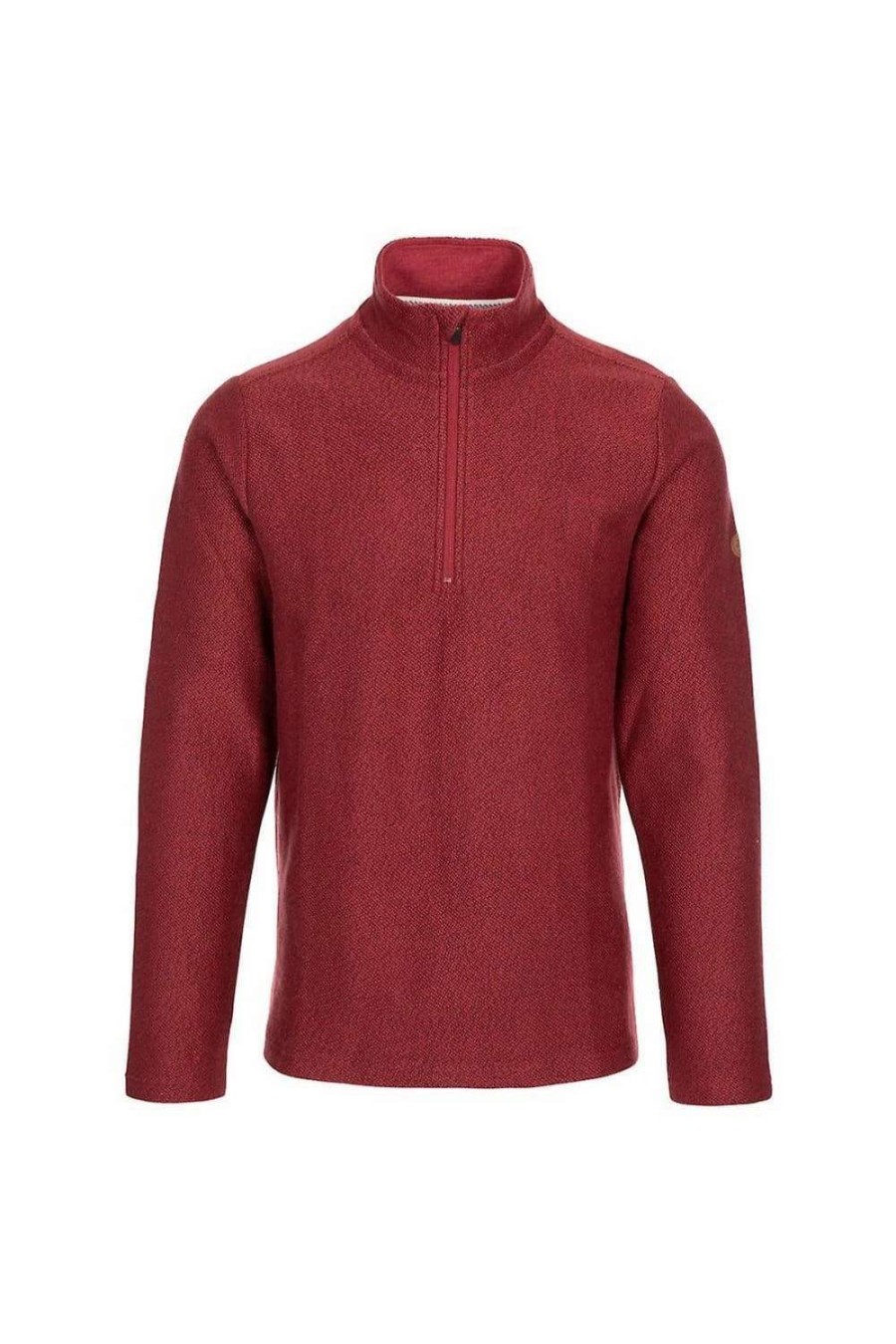 Coats, Jackets & Blazers * | Trespass Mens Taddingley Half Zip Sweatshirt ( ) Merlot