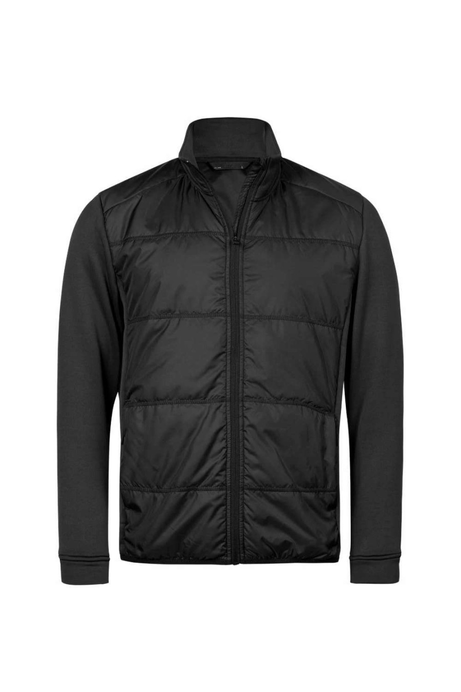 Coats, Jackets & Blazers * | Tee Jays Mens Hybrid Stretch Jacket Black