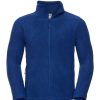 Coats, Jackets & Blazers * | Russell Mens Full Zip Outdoor Fleece Jacket ( ) Bright Royal