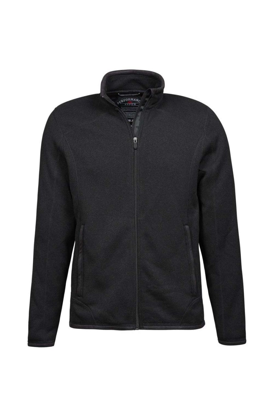 Coats, Jackets & Blazers * | Tee Jays Mens Knitted Outdoor Fleece Jacket ( ) Black