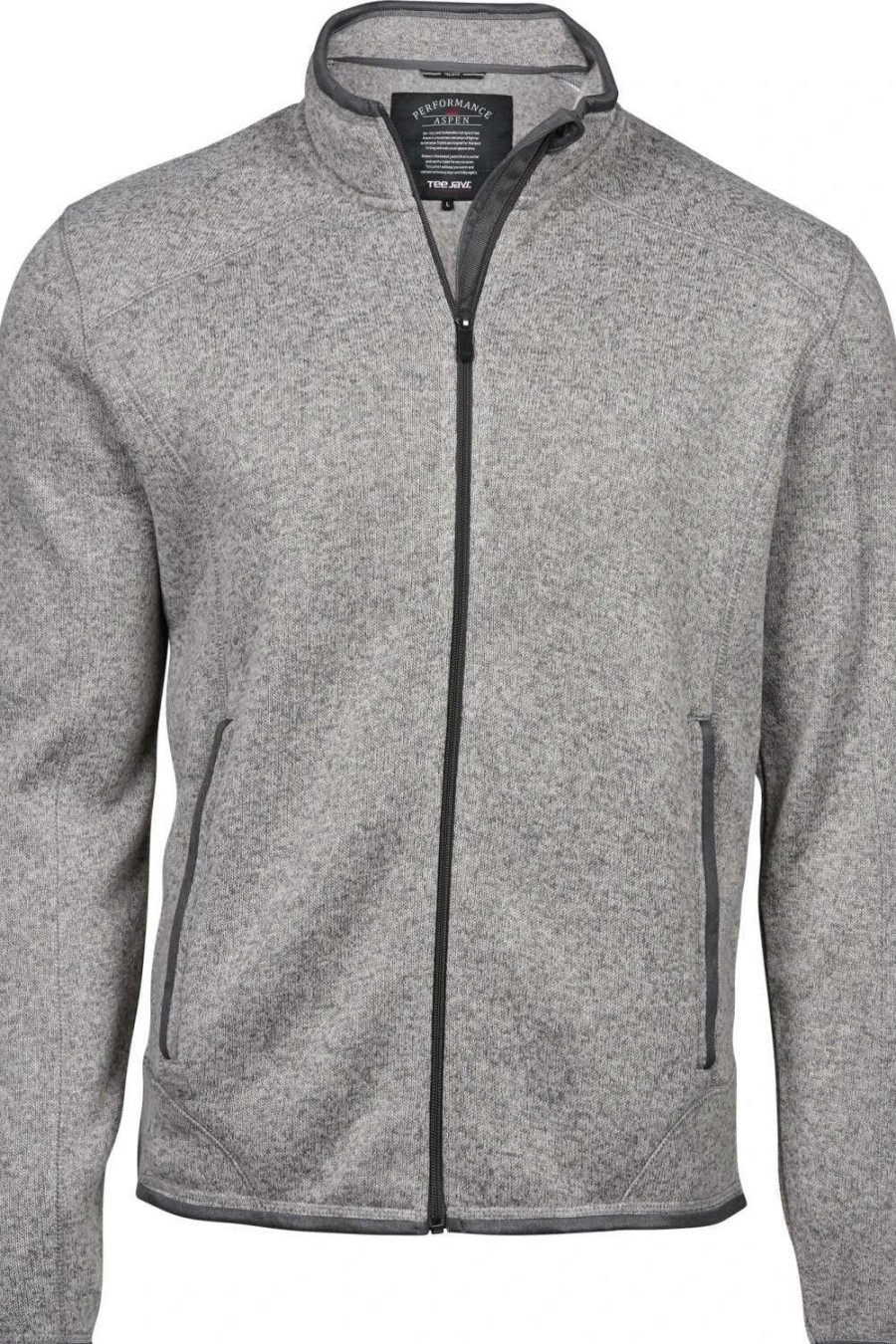 Coats, Jackets & Blazers * | Tee Jays Mens Knitted Outdoor Fleece Jacket ( ) Black