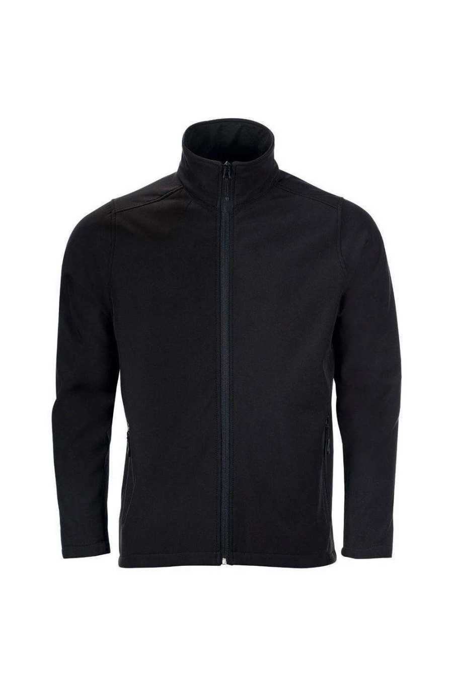 Coats, Jackets & Blazers * | Sols Mens Race Full Zip Water Repellent Softshell Jacket ( ) Black