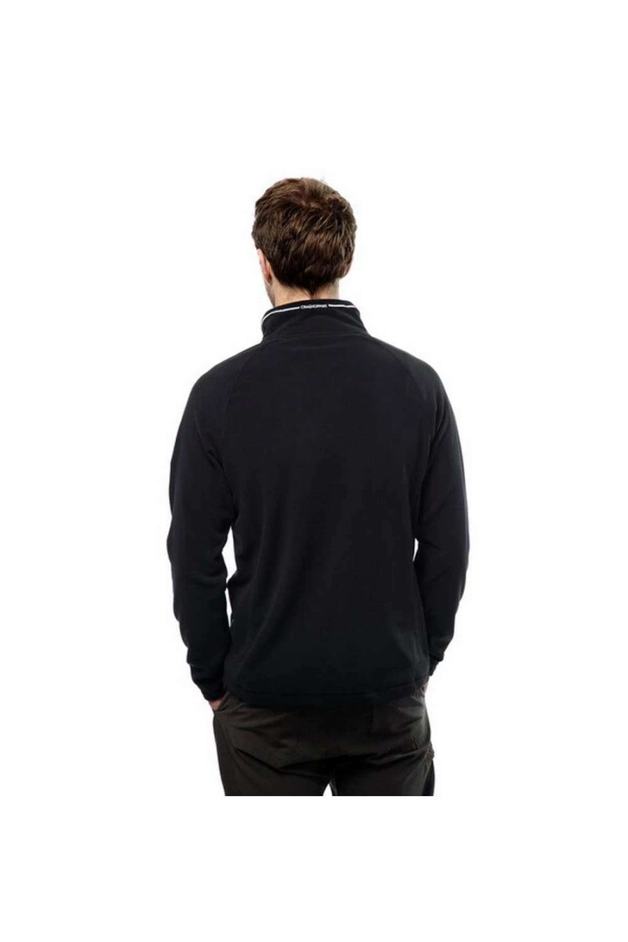 Coats, Jackets & Blazers * | Craghoppers Mens Selby Half Zip Fleece Top Black