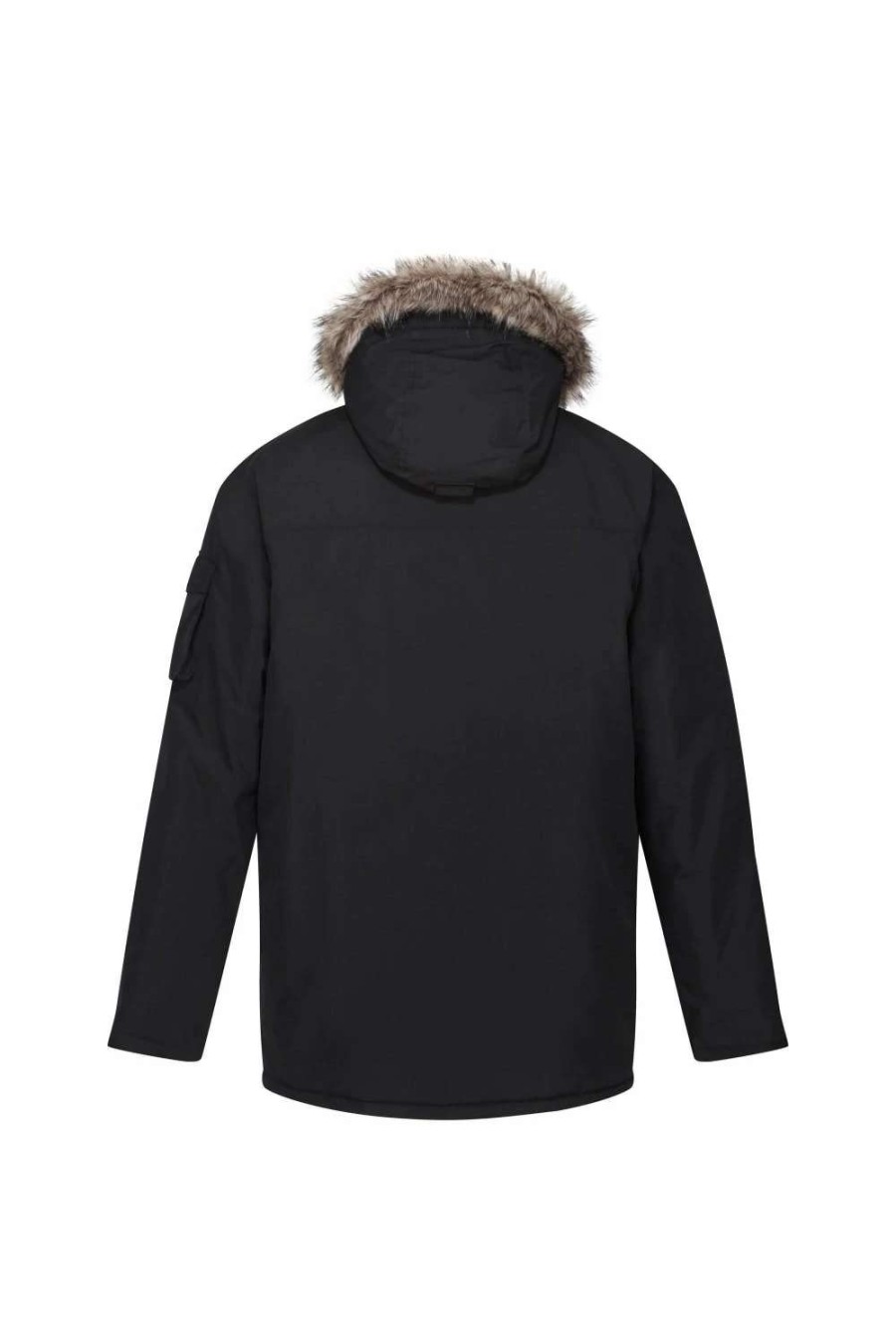 Coats, Jackets & Blazers * | Regatta Mens Salinger Ii Faux Fur Insulated Parka Black