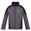 Coats, Jackets & Blazers * | Regatta Mens Calderdale Waterproof Jacket Dark Grey/Black