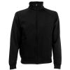 Coats, Jackets & Blazers * | Fruit Of The Loom Of The Loom Mens Sweatshirt Jacket Black