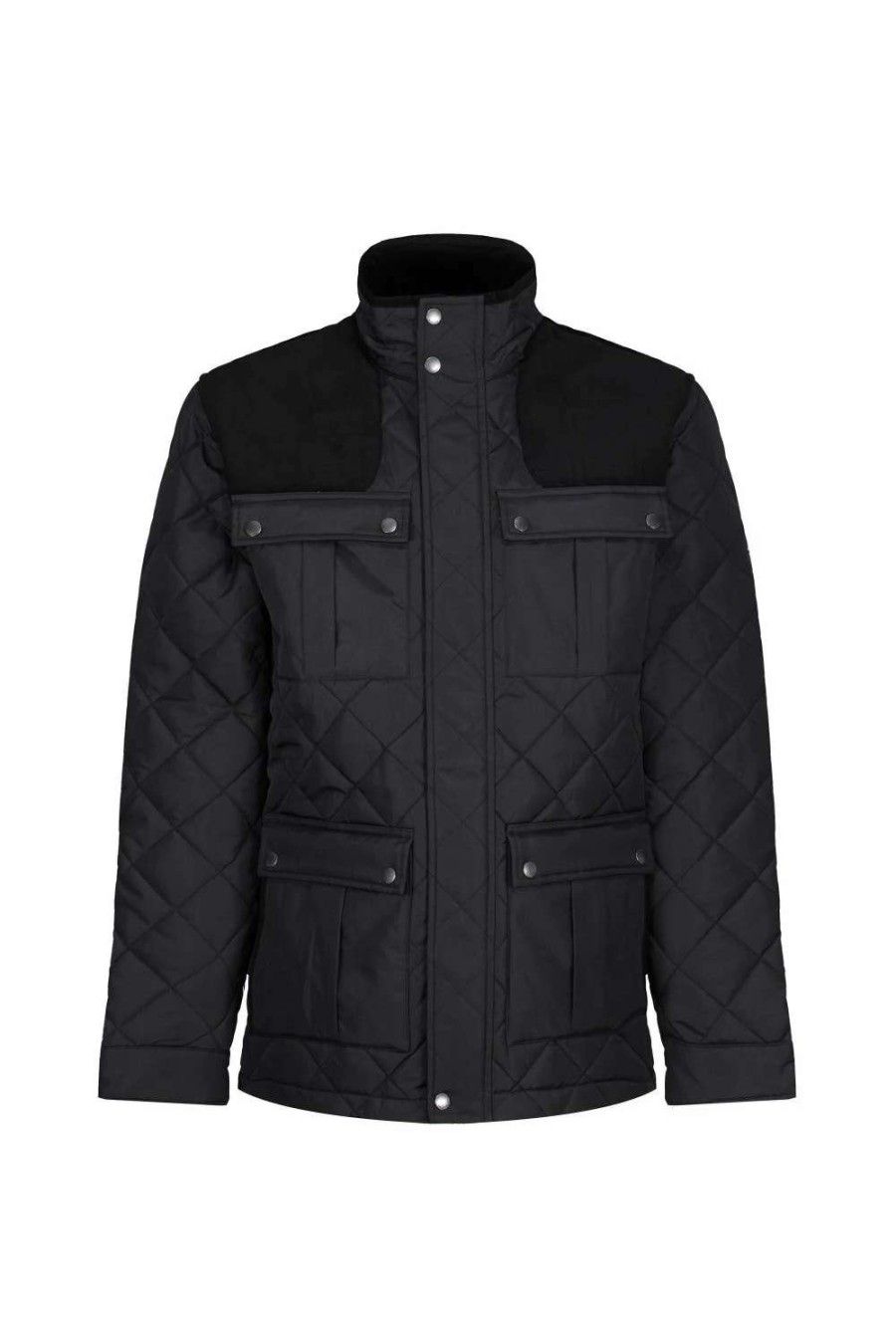 Coats, Jackets & Blazers * | Regatta Mens Padbury Quilted Jacket Black