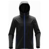 Coats, Jackets & Blazers * | Stormtech Mens Orbiter Hooded Soft Shell Jacket ( ) Black/Azure