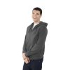 Coats, Jackets & Blazers * | Of The Loom Fruit Of The Loom Mens Lightweight Full Zip Jacket / Hoodie ( ) Light Graphite