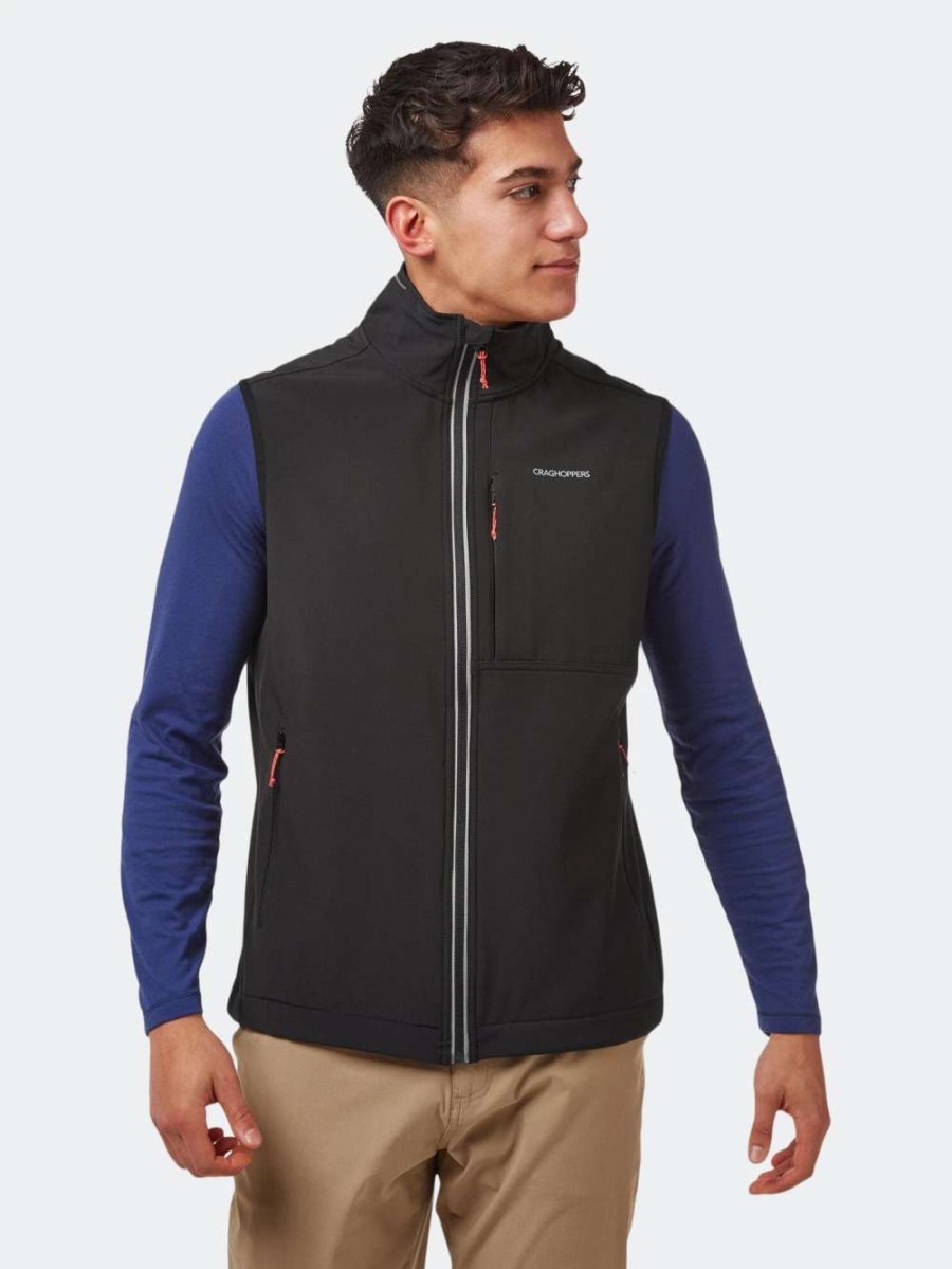 Coats, Jackets & Blazers * | Craghoppers Mens Altis Gilet ( ) Black