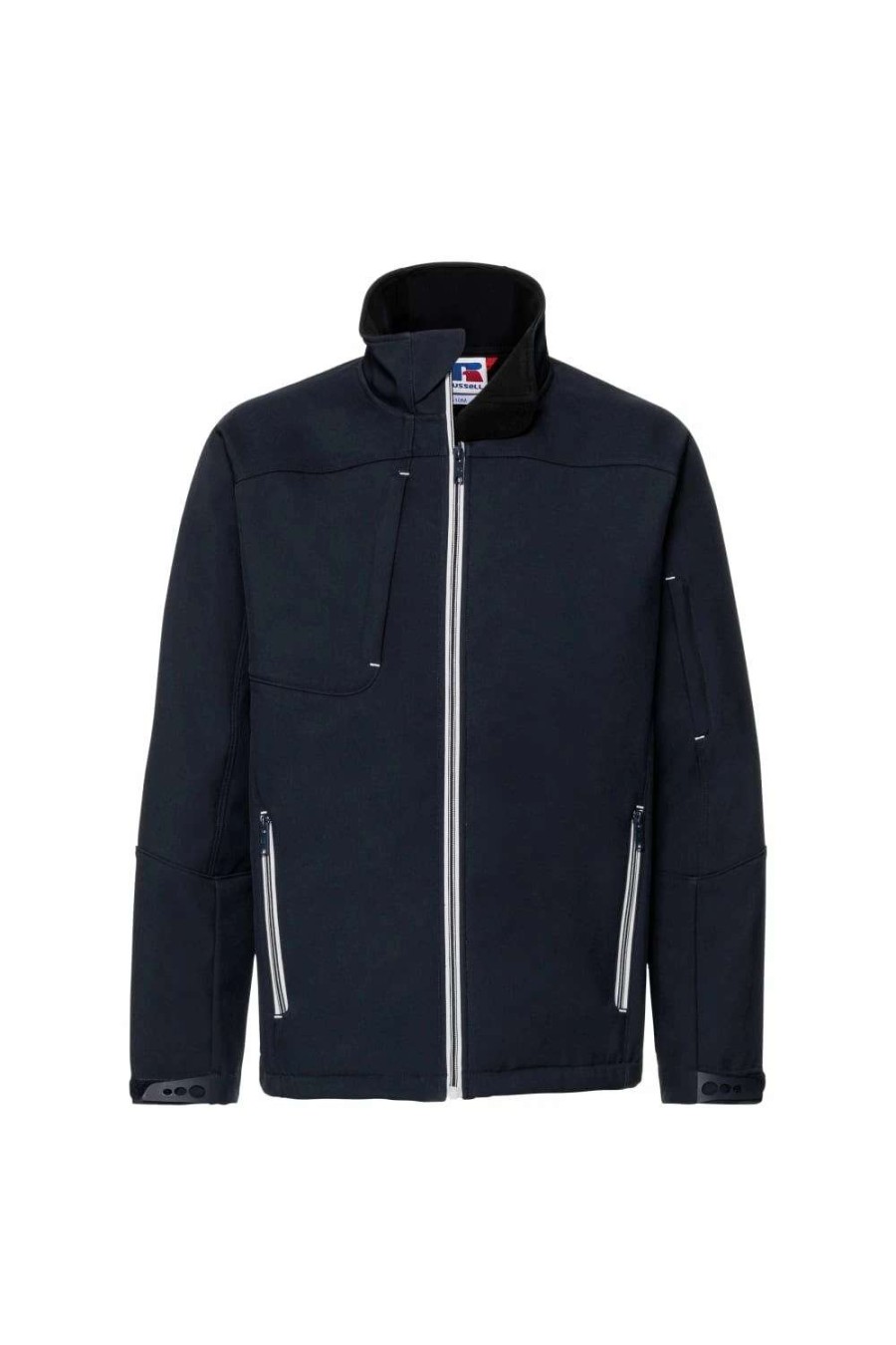 Coats, Jackets & Blazers * | Russell Mens Bionic Softshell Jacket ( ) French Navy