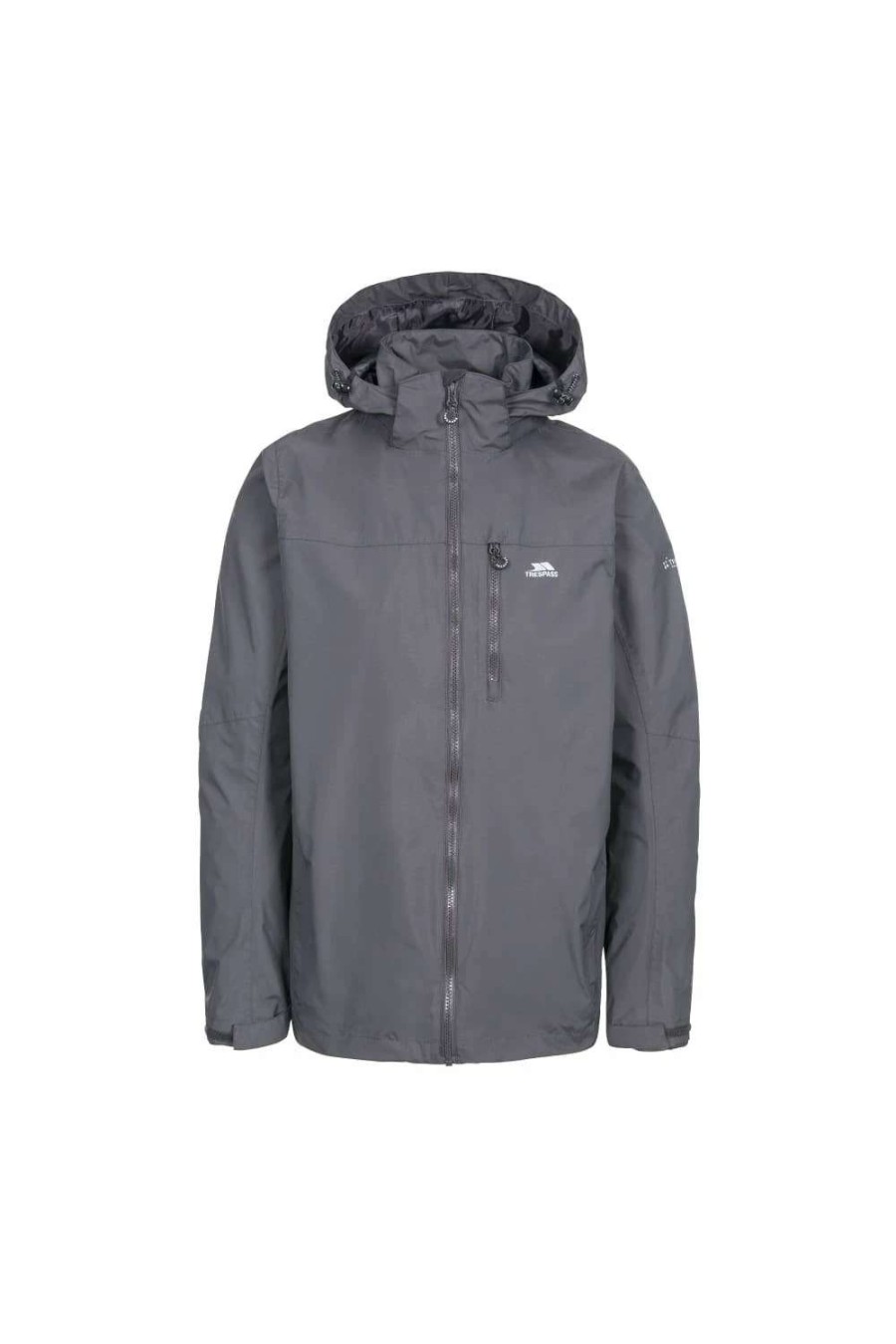 Coats, Jackets & Blazers * | Trespass Mens Hamrand Waterproof Jacket ( ) Dark Gray