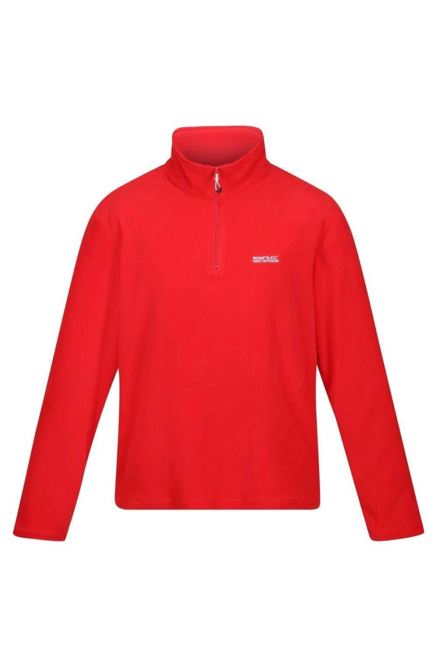 Coats, Jackets & Blazers * | Regatta Mens Thompson Half Zip Fleece Top Chinese Red