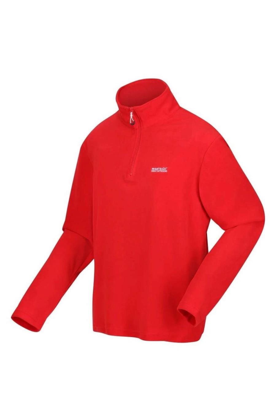 Coats, Jackets & Blazers * | Regatta Mens Thompson Half Zip Fleece Top Chinese Red