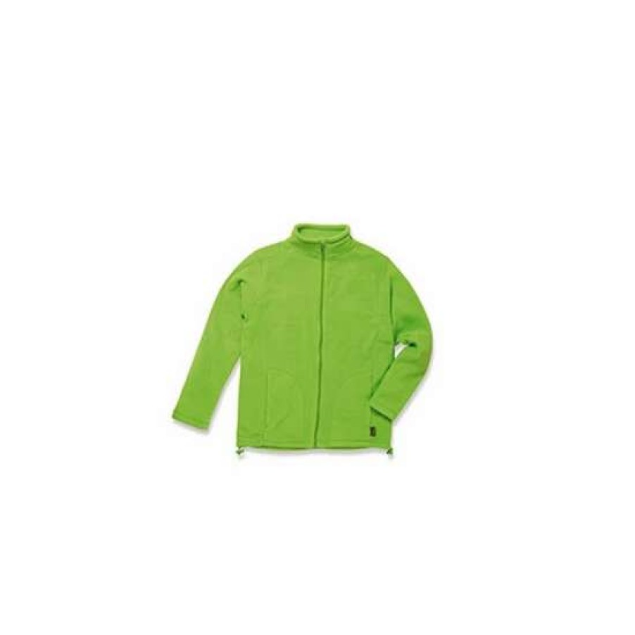 Coats, Jackets & Blazers * | Stedman Active Mens Active Full Zip Fleece ( ) Coats, Jackets & Blazers Kiwi Green