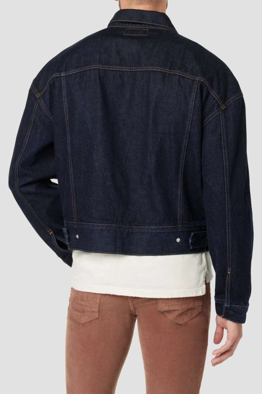 Coats, Jackets & Blazers * | Hudson Jeans Trucker Jacket Dark Rinse