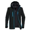 Coats, Jackets & Blazers * | Stormtech Mens Matrix System Jacket ( ) Black/Electric Blue