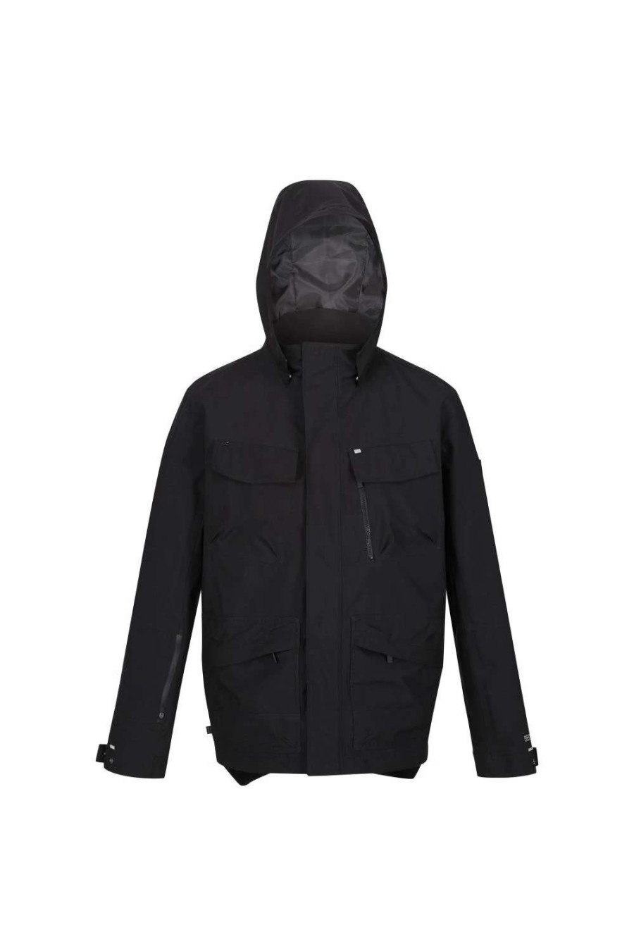 Coats, Jackets & Blazers * | Regatta Mens Makai Waterproof Jacket Black