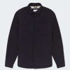 Coats, Jackets & Blazers * | Onia Sherpa-Lined Cotton Shacket Black