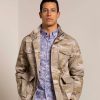 Coats, Jackets & Blazers * | Lords Of Harlech Of Harlech Mission Crane Jacket Camo Tan